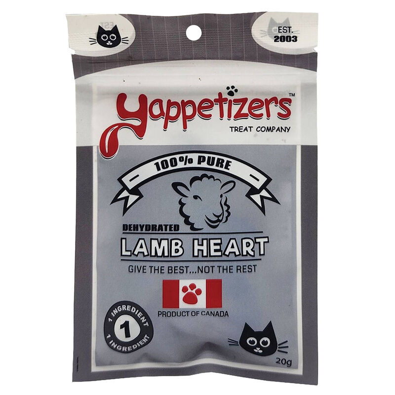 Yappetizer, Dehydrated Cat Treat - Lamb Heart image number null